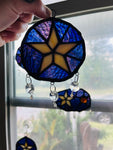 3.5” Upcycled Star Suncatcher Medallion