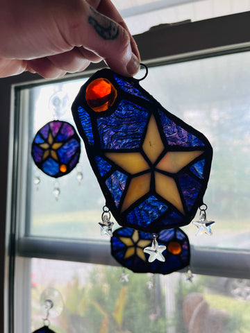 Upcycled Star Suncatcher