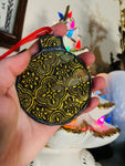 Gold Van Gogh Christmas Ball Ornament